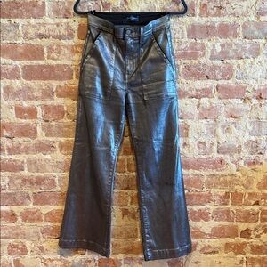 Ramy Brook Shimmering Silver Flare Jeans